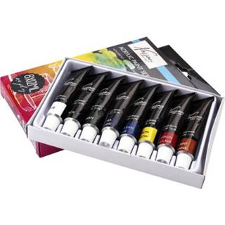👉 Active Acrylverf Nassau Art set met 8 kleuren 8720039389816