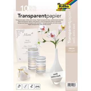 👉 Transparant wit papier active Folia A4 115gr 4001868018936