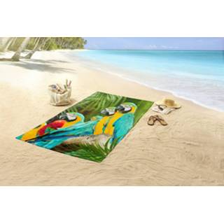 👉 Strandlaken Good Morning Parrots 100 x 180 cm 8717285188263