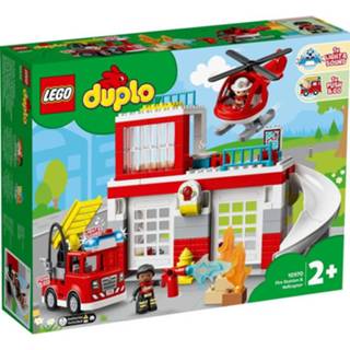👉 Active Lego Duplo 10970 Brandweerkazerne en Helikoper + Licht Geluid 5702017153681