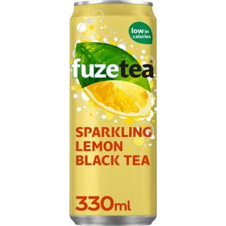 Frisdrank active Fuzetea sparkling lemon 330ml 5449000297549