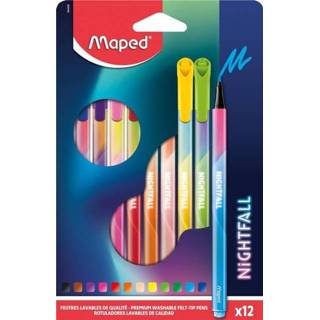 👉 Kleurstift active Kleurstiften Maped Nightfall setà 12 kleuren 3154148444008