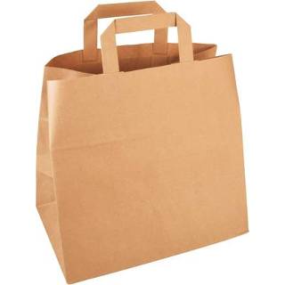 👉 Kraftpapier bruin active Tas IEZZY 32x16x27cm kraft papier 8712426307916