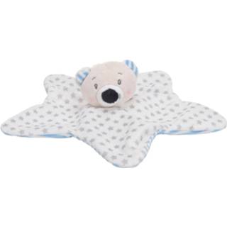 👉 Knuffeldoek blauw pluche active baby's Baby Eco Knuffeldoekje Beer Ster - 8720573117579