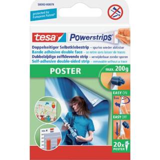 Poster active Dubbelzijdige powerstrip tesa 20stuks blister 4042448103918