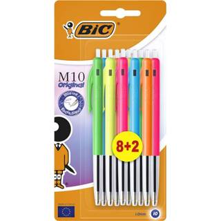👉 Balpen active Bic M10 colors limited edition blister 8+2 gratis 3086123258495