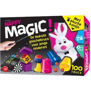👉 Pluche active Happy Magic 100 Trucs + Konijn 8854019019605