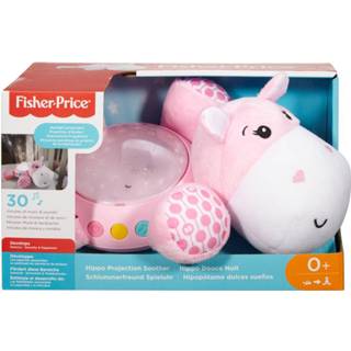 👉 Projector roze active Fisher Price Knuffel Nijlpaard + Licht en Geluid