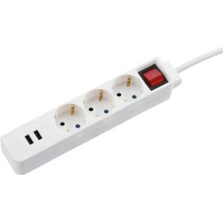 👉 Stekkerdoos wit active Hama USB 3,4A 3-voudig 4047443419972