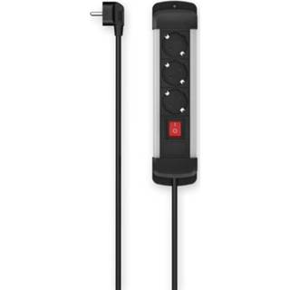 👉 Stekkerdoos active Hama 3-voudig Schakelaar Wandmontage 1,5 M Alu 4047443480606