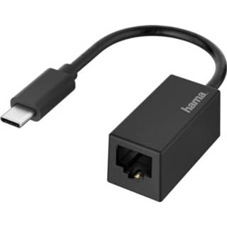 👉 Netwerkadapter active Hama Netwerk-adapter USB-C-stekker - LAN/Ethernet-aansluiting Gigabit-ethernet 4047443437235 7889166696707