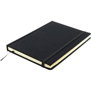 👉 Elastiek zwart linnen active Kangaro K-5105 Alfabetboek A5 A-Z Hard Cover Zwart, 208 Pagina's, Leeslint, 8712127067096