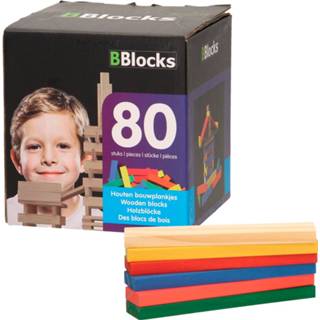 👉 Bblock active Bblocks Bouwplankjes Kleur, 80dlg. 8718182370461