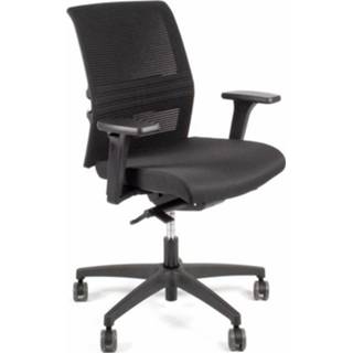 👉 Bureaustoel zwart active Linea Fabbrica Omnia 02 Zwart/Zwart met 3D Armleuning 8033540636158 7886747664643