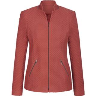 👉 Blazer rood Jersey opstaande kraag mayfair by Peter Hahn