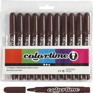 👉 Stift bruine active Donkerbruine Jumbo Stiften, 12st. 5707167882672