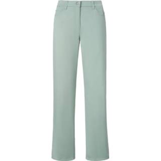 👉 Groen Feminine fit-broek model Nicola Pima Cotton Brax Feel Good