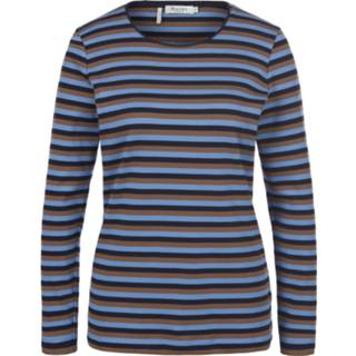 👉 Shirt ronde hals blauw en streepdessin MAERZ Muenchen