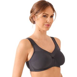 Antraciet kunstvezels effen vrouwen grijs Bh met zacht gevoerde bies Harmony 4055708419438