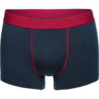 👉 Boxershort marine bordeaux effen blauw Boxershorts per 3 stuk met contrastkleurige boord G Gregory Marine/Bordeaux 4055709858175