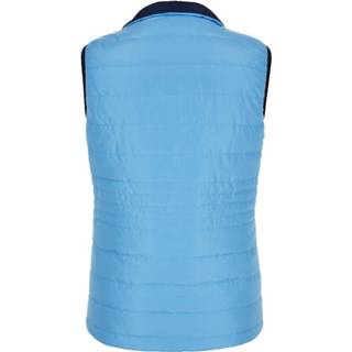 👉 Body warmer kunstvezels blauw effen najaar marine Keerbare bodywarmer met twee gekleurde kanten MONA Blauw/Marine 4055709583503