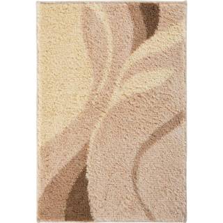 👉 Badmat beige polyacryl grafisch Badmatten Delhi Webschatz 4055709394055