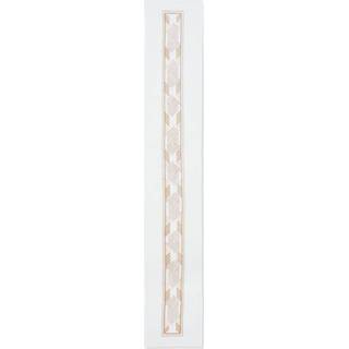 👉 Bruin polyester beige Tafelband Maddy Webschatz Champagne/Bruin