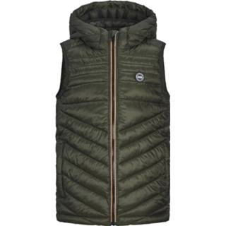 👉 Jack & Jones! Jongens Bodywarmer - Maat 128 - Donkergroen - Polyester