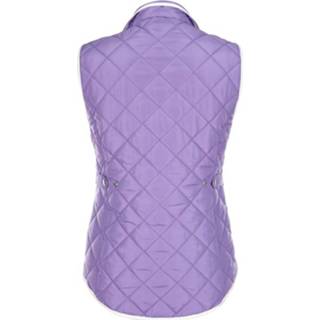 👉 Body warmer kunstvezels paars effen najaar Bodywarmer met contrastkleurige paspels MONA 4055709583954