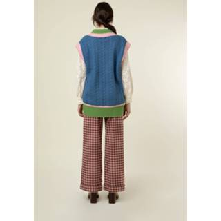 👉 Bodywarmer blauw s m l FRNCH PARIS 'Razika' Maat 3663642346942 3663642346959 3663642346966