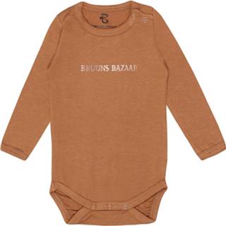 👉 Rompertje bruin 50 56 62 68 74 80 86 92 98 kinderen Bruuns Bazaar Kids Rompertje/body Maat 5705114940536 5705114940543 5705114940550 5705114940567 5705114940574