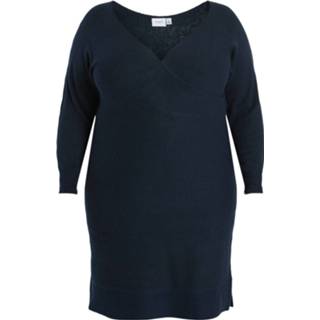 👉 Gebreide jurk blauw XXL XXXL 4XL 5XL 6XL 7XL EVOKED 'CILIA' Maat 5715357001215 5715357001222 5713789397081 5715357001239 5715357001291