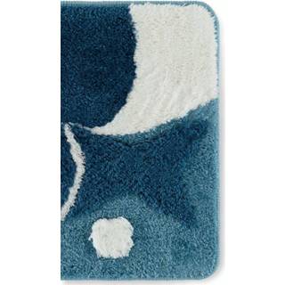 👉 Toiletmat blauw polyacryl animalprint zonder uitsparing Aqua Webschatz Blauw/Lichtblauw