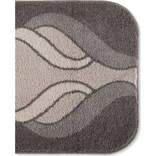 👉 Badmat grijs antraciet polyacryl grafisch Branovi Grund Grijs/Antraciet 8590507957690