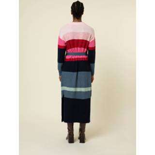 👉 Gebreide jurk blauw s m l FRNCH PARIS 'Kaissy' Maat 3663642340384 3663642340391 3663642340407