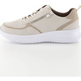 👉 Veter schoenen synthetisch effen beige Veterschoen met snelvetersluiting Julietta 4055711089611
