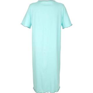 👉 Nachthemd groen paars bicolor katoen Nachthemden per 2 stuks in Harmony Lichtgroen/Paars 4055709505116