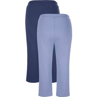 👉 Jogging broek blauw marine Joggingbroeken per 2 stuks met modieuze deelnaden Harmony Marine/Rookblauw 4055709509473