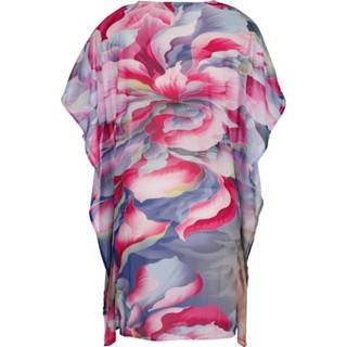 👉 Tuniek roze lila kunstvezels gebloemd met print Maritim Roze/Lila 4055709602464