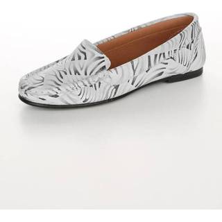 👉 Blauw geruwd leer animalprint vrouwelijk multicolor Mocassin Alba Moda Lichtblauw 4055711103478