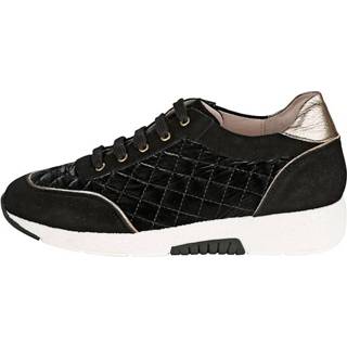 👉 Sneakers zwart effen Sneaker in doorgestikte look Alba Moda 4055708836082