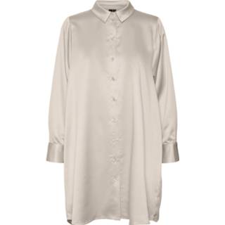 👉 Blousejurk beige 40 34 36 38 42 VERO MODA 'Merle' Maat 5715365631411 5715365631398 5715365631404 5715363437879 5715365631657