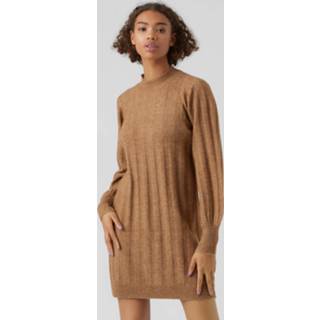 👉 Gebreide jurk beige XS s m l XL VERO MODA 'ALANIS' Maat 5715313573619 5715313573626 5715313573633 5715313573640 5715313573749