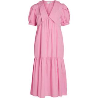 👉 Blousejurk roze 34 36 38 40 42 44 VILA 'Tylla' Maat 5713787883128 5713787883135 5713787883142 5713787883159 5715214716986