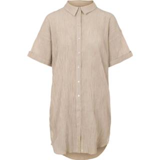 👉 Blousejurk beige 40 34 36 38 42 PIECES 'TERRA' Maat 5715309568216 5715309568186 5715309568193 5715309568209 5715309568223