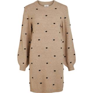 👉 Gebreide jurk beige XS s m l XL OBJECT Maat 5715310851710 5713788524440 5713788524419 5715310851727 5715310851734
