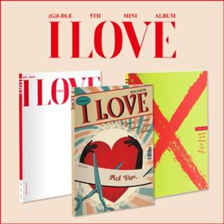 👉 Mini album I Love 5th / 100p Booklet 3 Versions. G I-Dle, CD 8804775252280