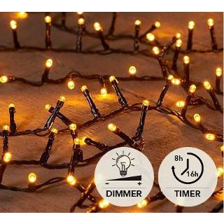 👉 Kerstverlichting wit active warm 900 lampjes 20 meter lichtsnoer met timer en dimmer