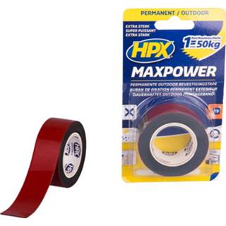 👉 Zwart Max Power Outdoor bevestigingstape | 25mm x 1,5m - OT2502 5425014226850