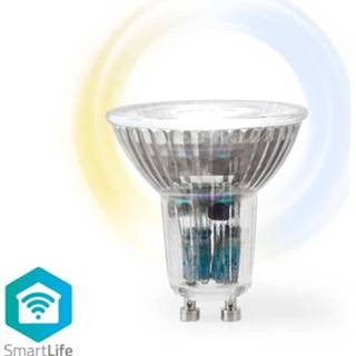 👉 SmartLife LED Spot | Wi-Fi GU10 345 lm 4.9 W 1 stuks - WIFILRW10GU10 5412810335466